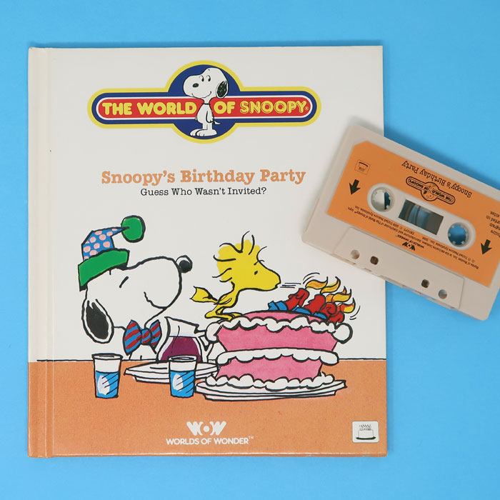 Snoopy’s Birthday Party Tape and Book