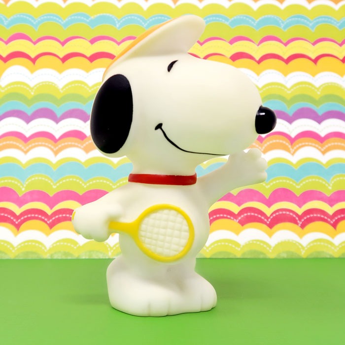 Snoopy Tennis Player Squeaky Toy