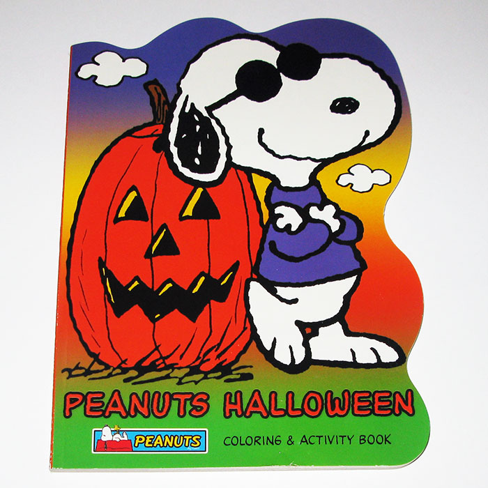 snoopy halloween coloring pages