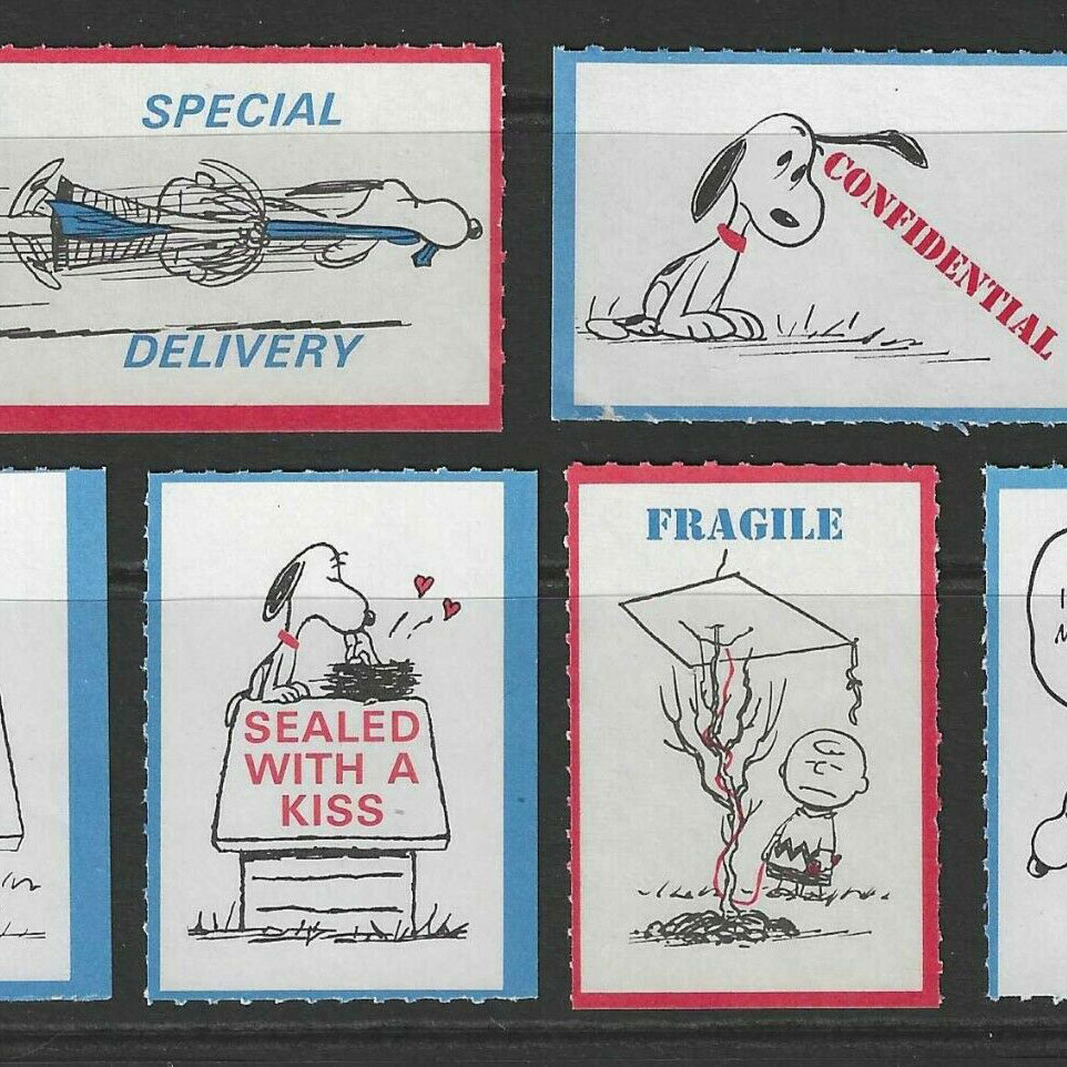 Peanuts Postage Stickers