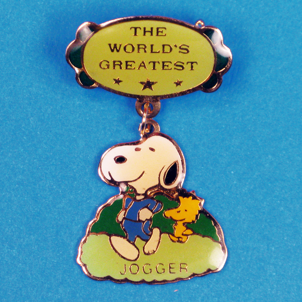 Snoopy World's Greatest Jogger Pin