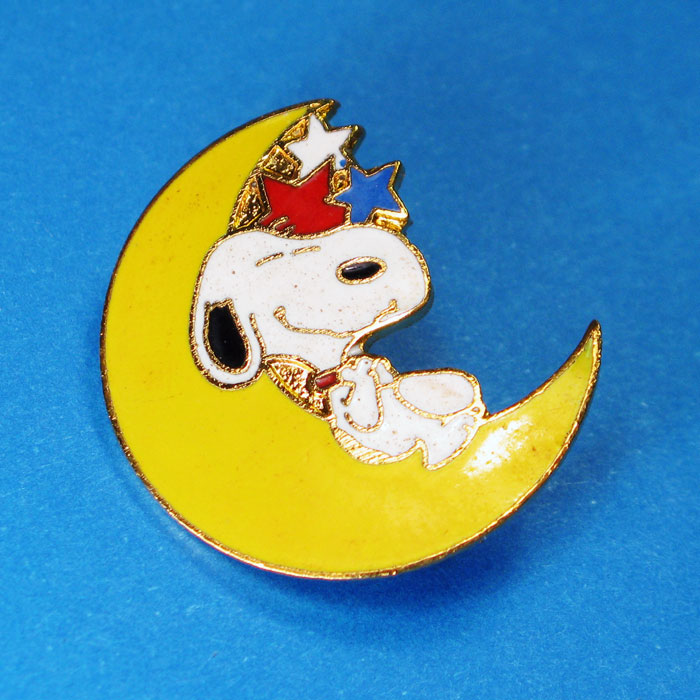 Snoopy on Moon Pin