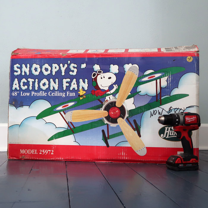 DIY Snoopy Fan Installation
