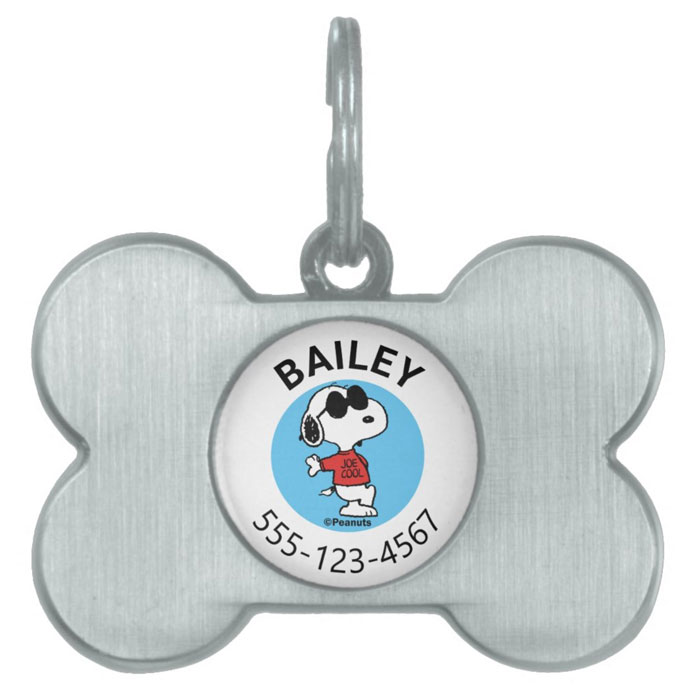 Snoopy dog sale id tag